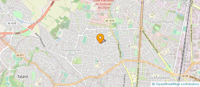 localisation de l'entreprise MADAME NASTASSIA RODRIGUEZ à FONTAINE-LES-DIJON