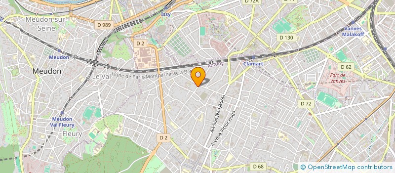 localisation de l'entreprise MADAME NASTASSIA SILVE à CLAMART