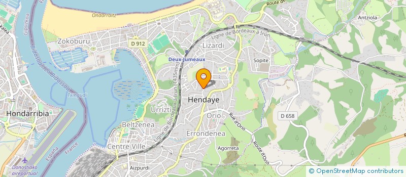 localisation de l'entreprise MADAME NASTASSIA SLUSARCZYK à HENDAYE