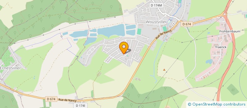 localisation de l'entreprise MADAME NASTASSJA POIRIER  WOUSTVILLER