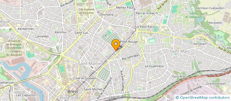 localisation de l'entreprise MADAME NASTASSJA ROBART à BREST
