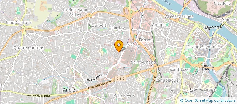 localisation de l'entreprise MADAME NASTASYA VANDERSTICHEL  ANGLET