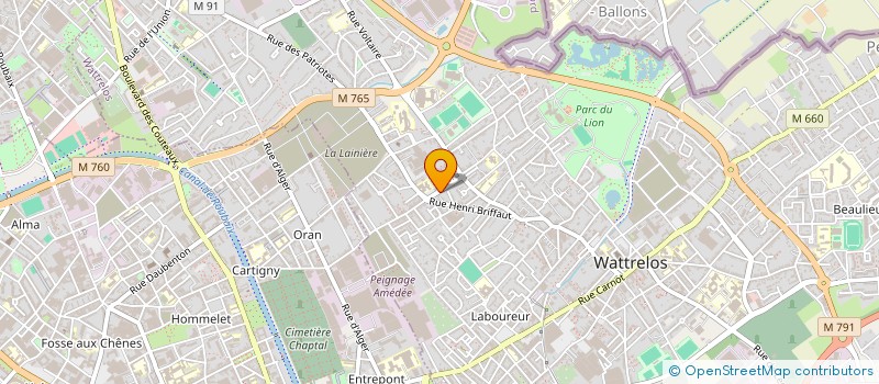 localisation de l'entreprise MADAME NATACHA ADAMCZYK à WATTRELOS