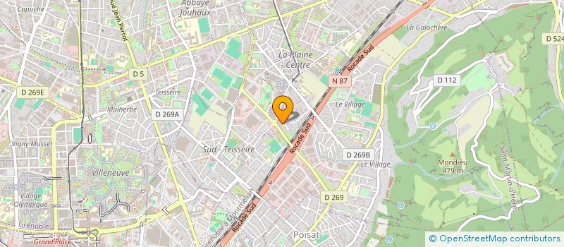 localisation de l'entreprise MADAME NATACHA ANDRE  SAINT-MARTIN-D'HERES