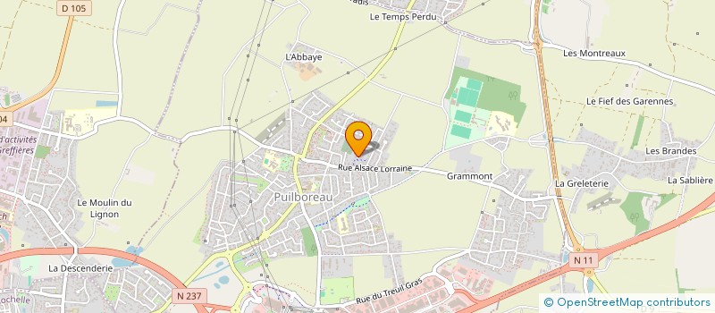 localisation de l'entreprise MADAME NATACHA ANGER  PUILBOREAU