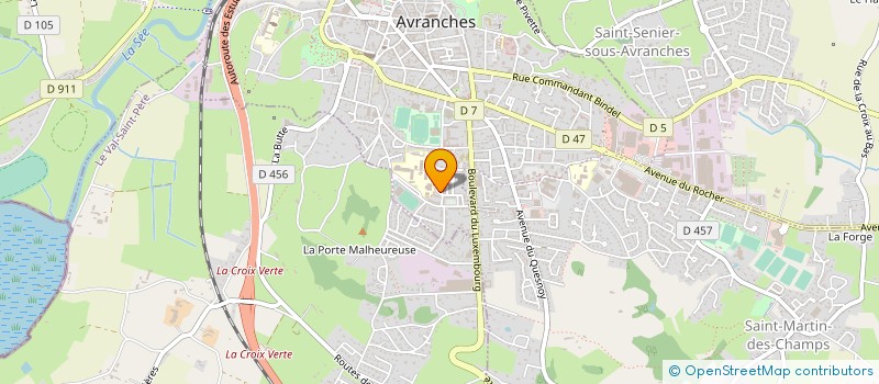 localisation de l'entreprise MADAME NATACHA AUDO  AVRANCHES