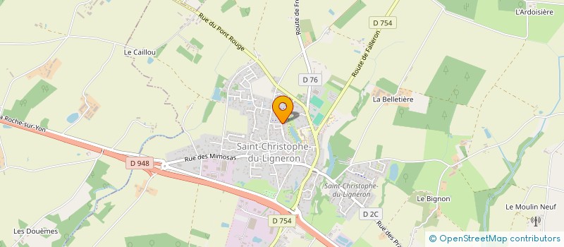 localisation de l'entreprise MADAME NATACHA AUGIZEAU  SAINT-CHRISTOPHE-DU-LIGNERON