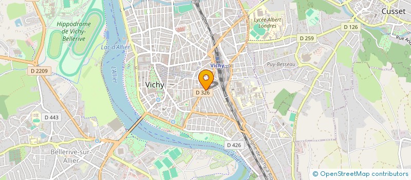 localisation de l'entreprise MADAME NATACHA BABUT à VICHY