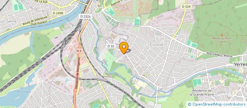 localisation de l'entreprise MADAME NATACHA BAZIE  CROSNE