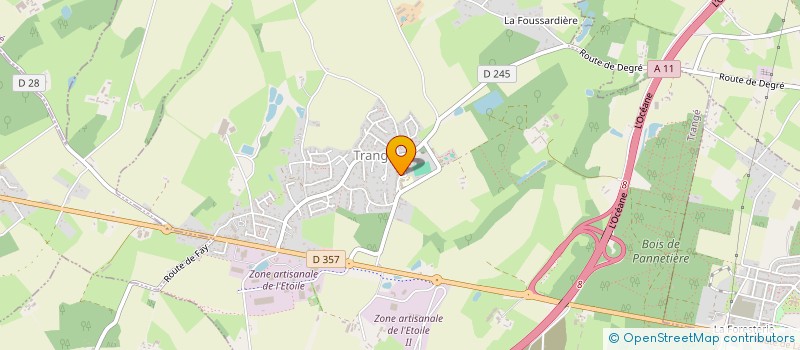 localisation de l'entreprise MADAME NATACHA BELLANGER  TRANGE