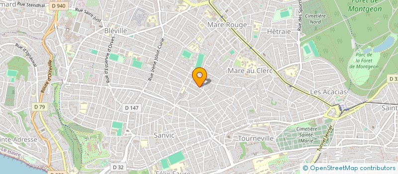 localisation de l'entreprise MADAME NATACHA BILLARD  LE HAVRE