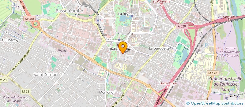 localisation de l'entreprise MADAME NATACHA BLANC  TOULOUSE