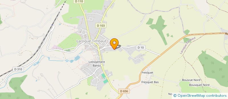 localisation de l'entreprise MADAME NATACHA BLAZY  LAROQUE-TIMBAUT