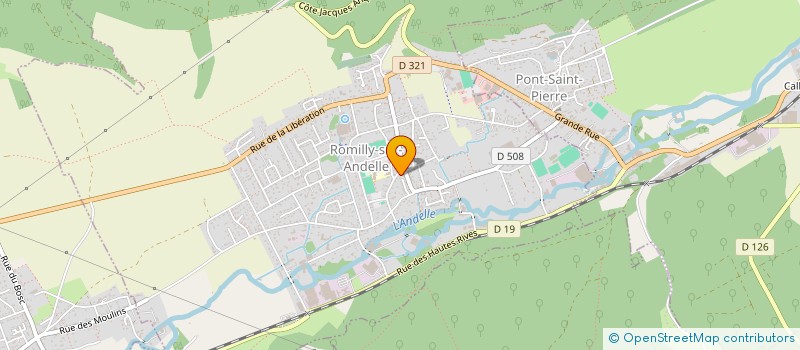 localisation de l'entreprise MADAME NATACHA BOCIANOWSKI  ROMILLY-SUR-ANDELLE