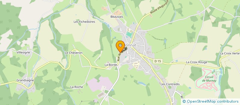 localisation de l'entreprise MADAME NATACHA BOIRON  BONNAT