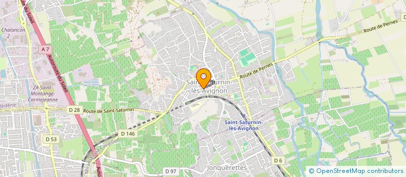 localisation de l'entreprise MADAME NATACHA BONNEMAISON à SAINT-SATURNIN-LES-AVIGNON