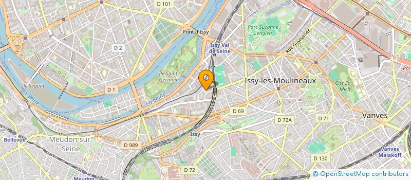 localisation de l'entreprise MADAME NATACHA BORGA à ISSY-LES-MOULINEAUX