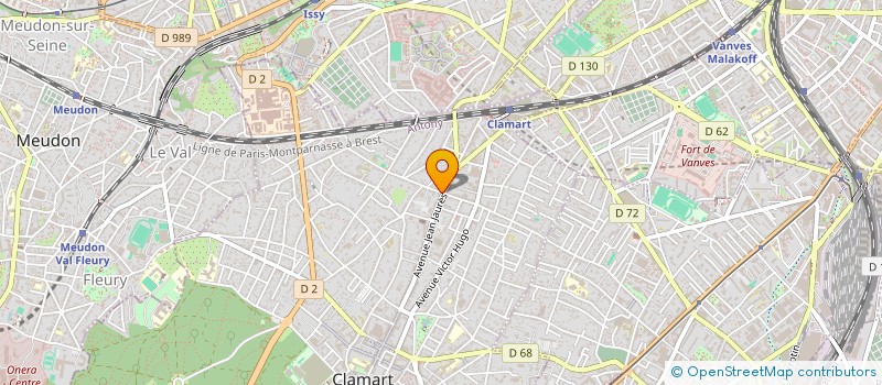localisation de l'entreprise MADAME NATACHA BOUGHOURLIAN à CLAMART
