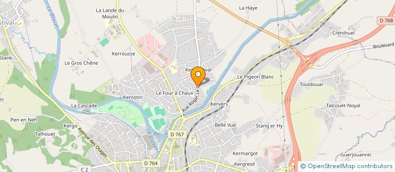 localisation de l'entreprise MADAME NATACHA BRESSON  PONTIVY