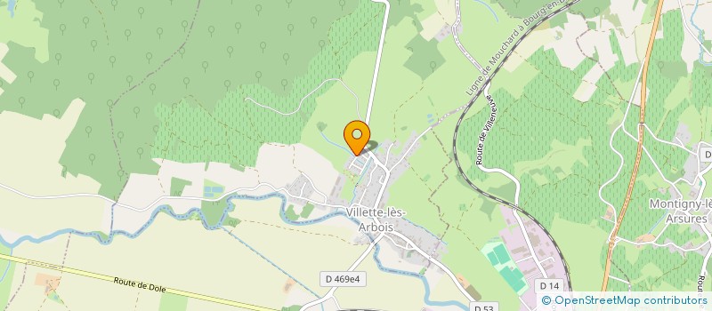 localisation de l'entreprise MADAME NATACHA BRIAULT  ARBOIS