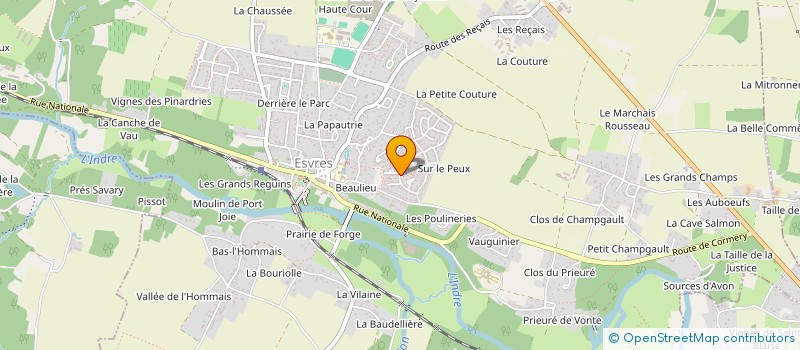 localisation de l'entreprise MADAME NATACHA BRILLOUET  ESVRES