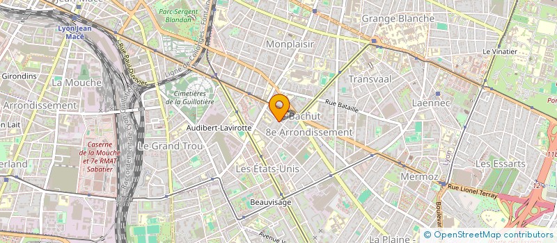 localisation de l'entreprise MADAME NATACHA BRULLAND  LYON