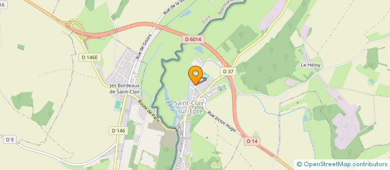 localisation de l'entreprise MADAME NATACHA BRUTUS  SAINT-CLAIR-SUR-EPTE