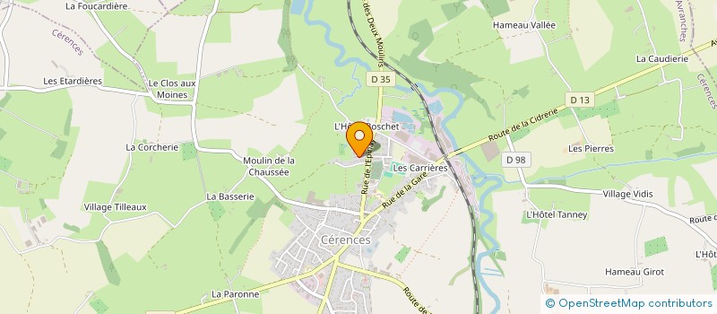 localisation de l'entreprise MADAME NATACHA BUAIN  CERENCES