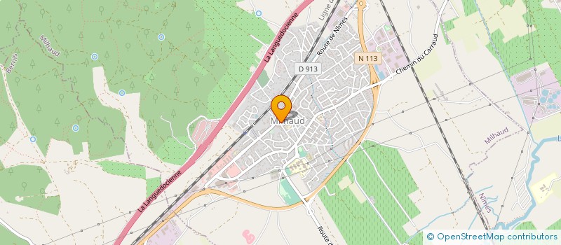 localisation de l'entreprise MADAME NATACHA BURET  MILHAUD