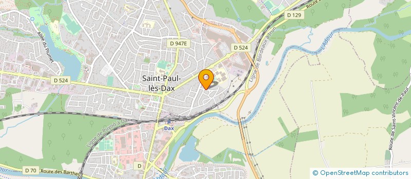 localisation de l'entreprise MADAME NATACHA CATALAN à SAINT-PAUL-LES-DAX