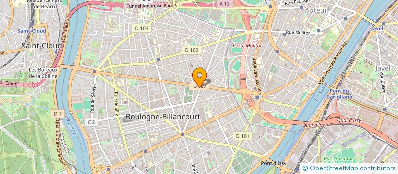 localisation de l'entreprise MADAME NATACHA CERNIC à BOULOGNE-BILLANCOURT
