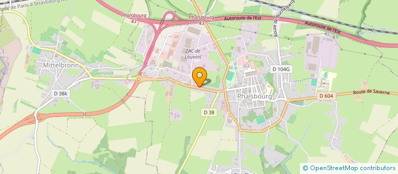 localisation de l'entreprise MADAME NATACHA CHABANNES  PHALSBOURG