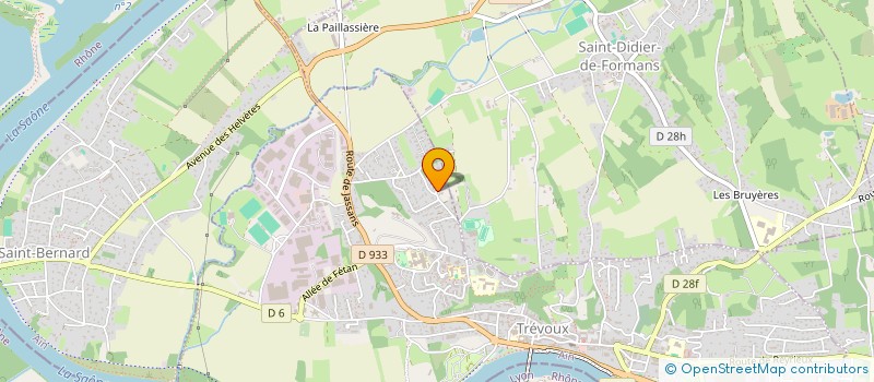 localisation de l'entreprise MADAME NATACHA CHABERT  TREVOUX