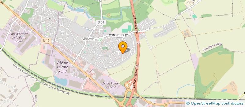 localisation de l'entreprise MADAME NATACHA CHAPRON  SERVON