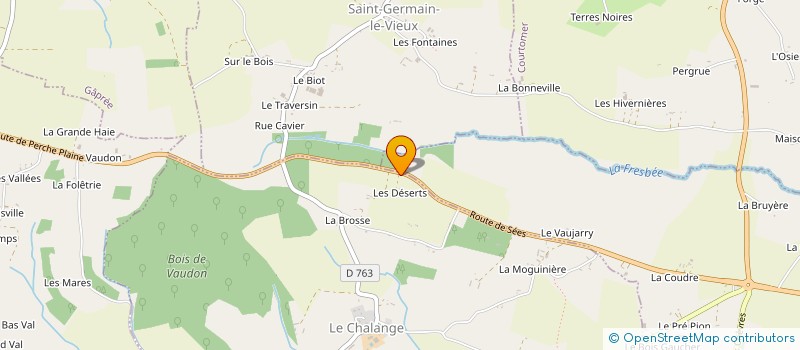 localisation de l'entreprise MADAME NATACHA CHESNAY à LE CHALANGE