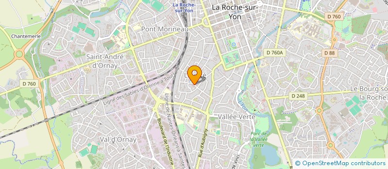 localisation de l'entreprise MADAME NATACHA CHOISNET à LA ROCHE-SUR-YON