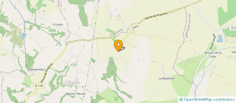 localisation de l'entreprise MADAME NATACHA CHOISY  COURS