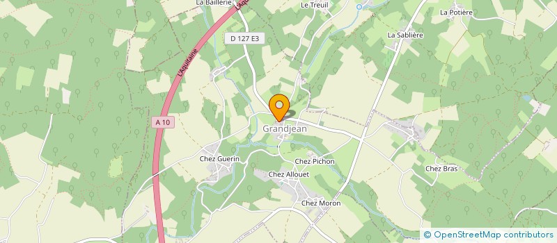 localisation de l'entreprise MADAME NATACHA CHUBILLEAU  GRANDJEAN