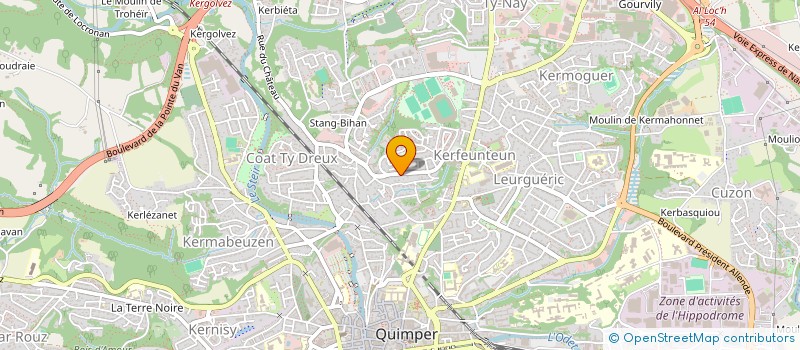 localisation de l'entreprise MADAME NATACHA CIVRAY à QUIMPER