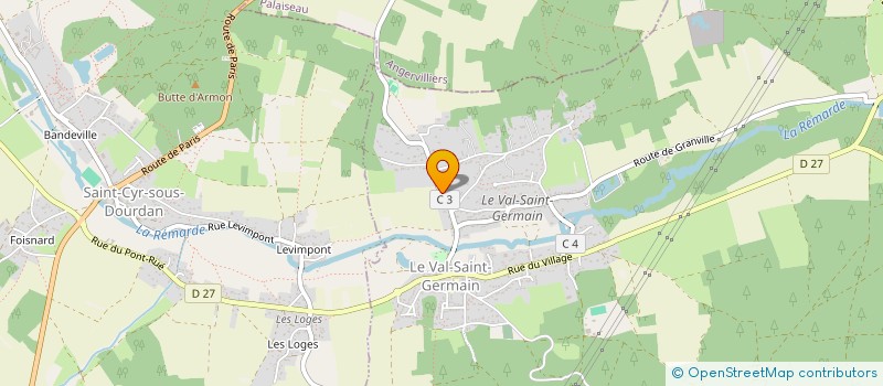 localisation de l'entreprise MADAME NATACHA CLEMENT  LE VAL-SAINT-GERMAIN