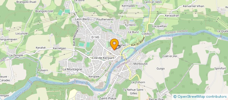 localisation de l'entreprise MADAME NATACHA CLEMENT  INZINZAC-LOCHRIST