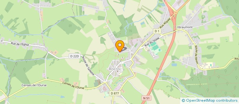 localisation de l'entreprise MADAME NATACHA COLLIGNON  ROCROI