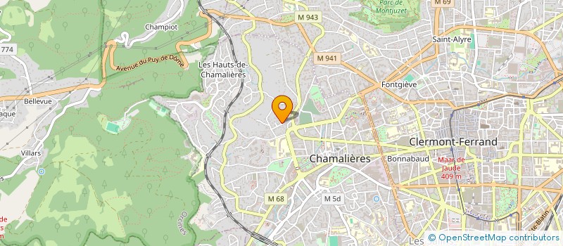 localisation de l'entreprise MADAME NATACHA COLOMBIER  CHAMALIERES