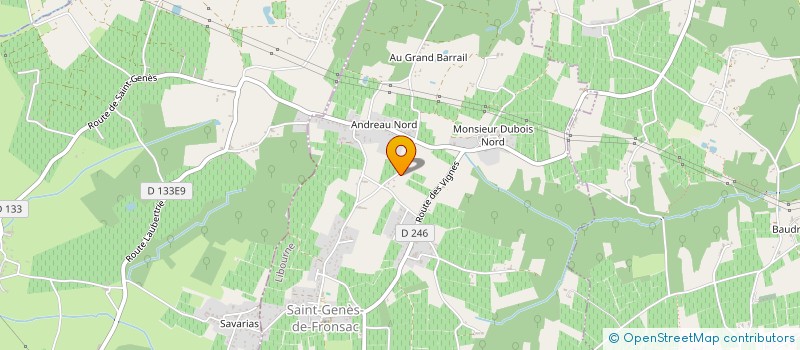 localisation de l'entreprise MADAME NATACHA COMBERTON  SAINT-GENES-DE-FRONSAC