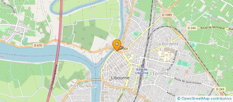 localisation de l'entreprise MADAME NATACHA COMBES  LIBOURNE