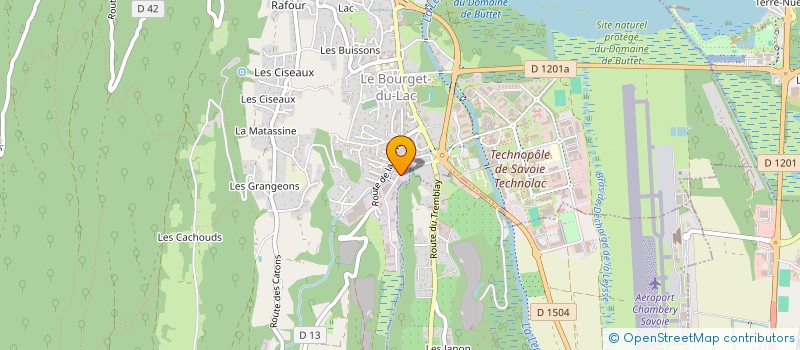 localisation de l'entreprise MADAME NATACHA COMETTO  LE BOURGET-DU-LAC