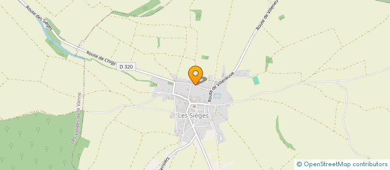 localisation de l'entreprise MADAME NATACHA COQUELIN  LES SIEGES