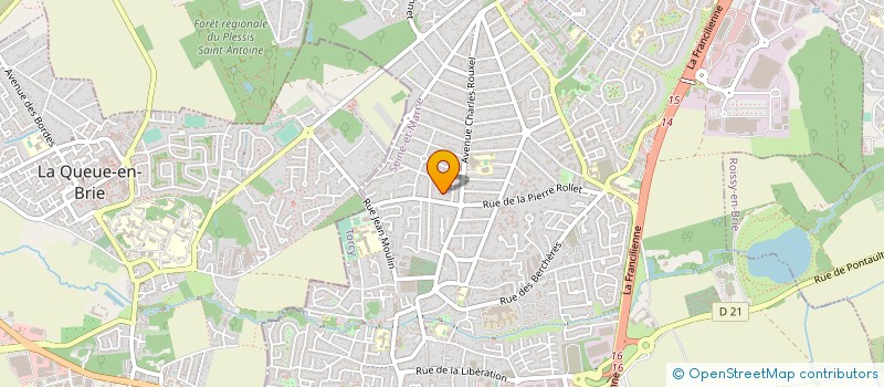 localisation de l'entreprise MADAME NATACHA COSTA DE OLIVEIRA  PONTAULT-COMBAULT