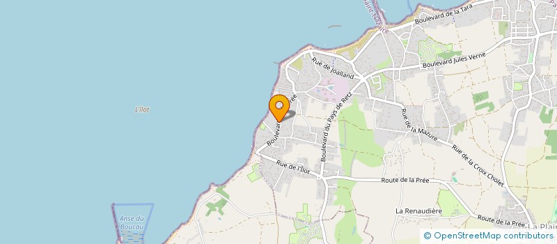 localisation de l'entreprise MADAME NATACHA COUILLAUD à LA PLAINE-SUR-MER