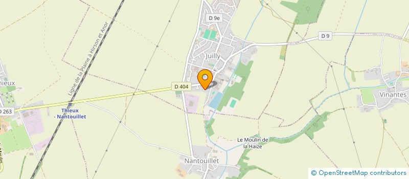 localisation de l'entreprise MADAME NATACHA CRESSON à JUILLY